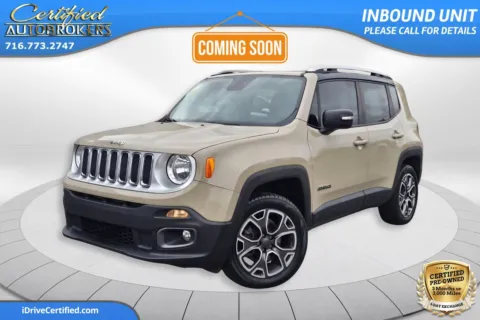 Beige 2015 Jeep Renegade Limited 4x4 for sale in Grand Island, NY