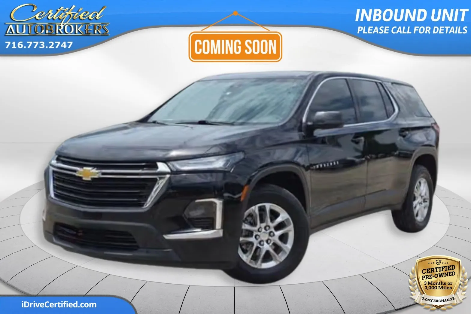 Black 2022 Chevrolet Traverse LS AWD for sale in Grand Island, NY