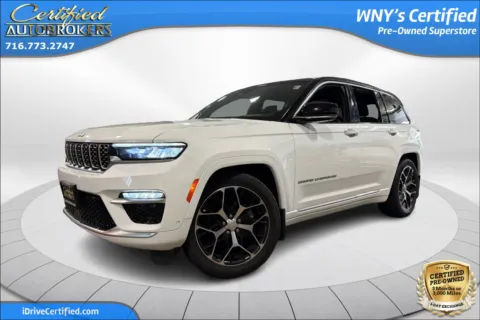 White 2023 Jeep Grand Cherokee Summit Reserve 4x4 for sale in Grand Island, NY