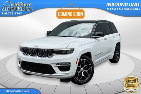 White 2023 Jeep Grand Cherokee Summit Reserve 4x4 for sale in Grand Island, NY