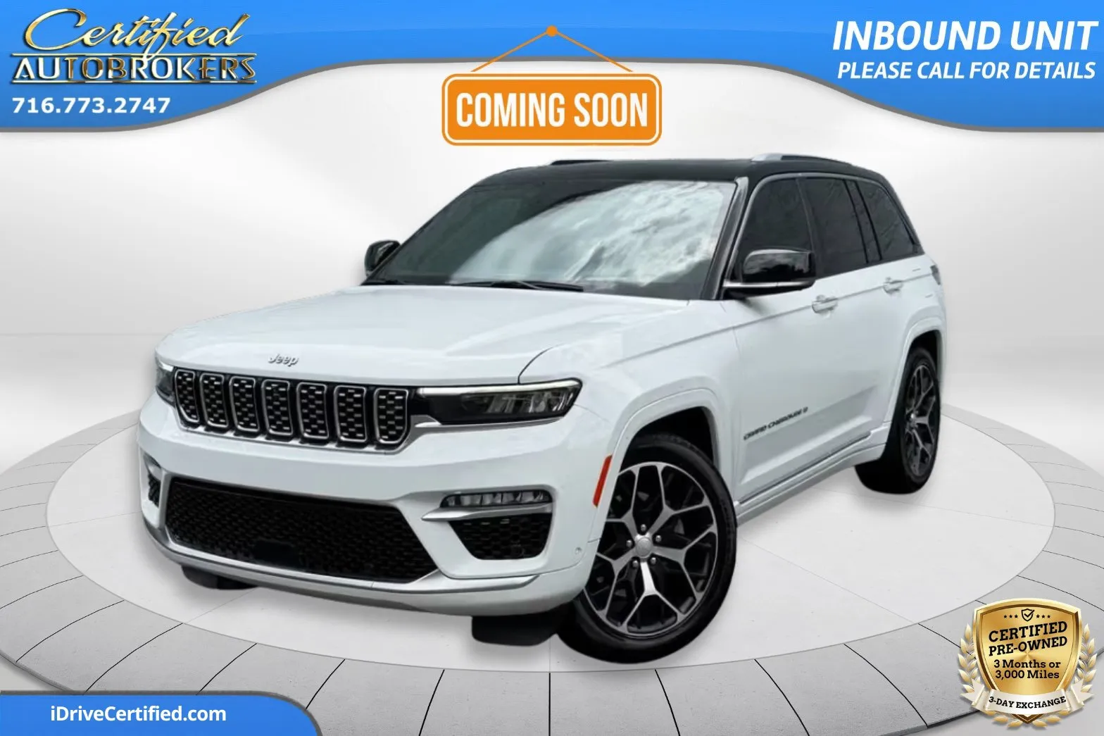 クロシェ　クランベリー　3-4y Used 2023 Jeep Grand Cherokee Summit Reserve 4x4 for sale in Grand