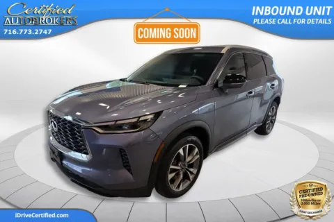 Blue 2024 INFINITI QX60 LUXE AWD for sale in Grand Island, NY