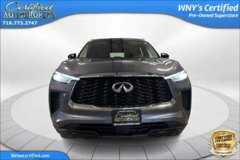 Photos of 2024 INFINITI QX60 LUXE AWD for sale in Grand Island, NY at Certified AutoBrokers