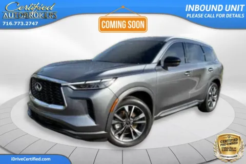 Gray 2025 INFINITI QX60 LUXE AWD for sale in Grand Island, NY