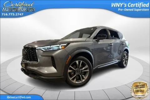 Gray 2025 INFINITI QX60 LUXE AWD for sale in Grand Island, NY