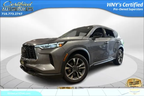 Gray 2025 INFINITI QX60 LUXE AWD for sale in Grand Island, NY