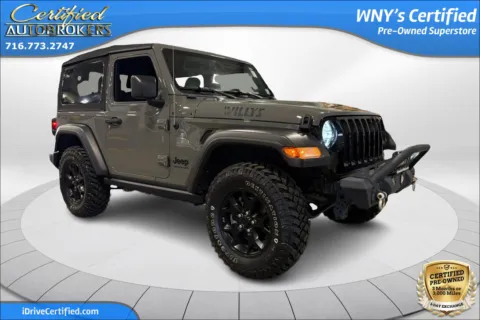 Another view of 2021 Jeep Wrangler Willys 4x4 for sale in Grand Island, NY at Certified AutoBrokers