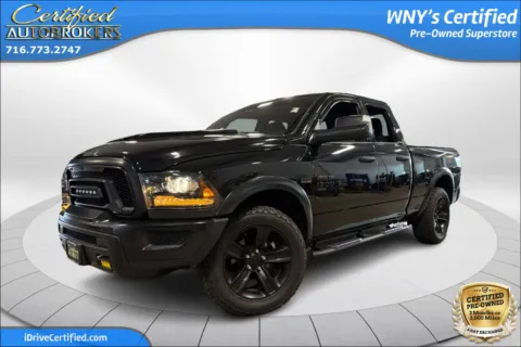 Black 2021 Ram 1500 Classic Warlock 4x4 for sale in Grand Island, NY