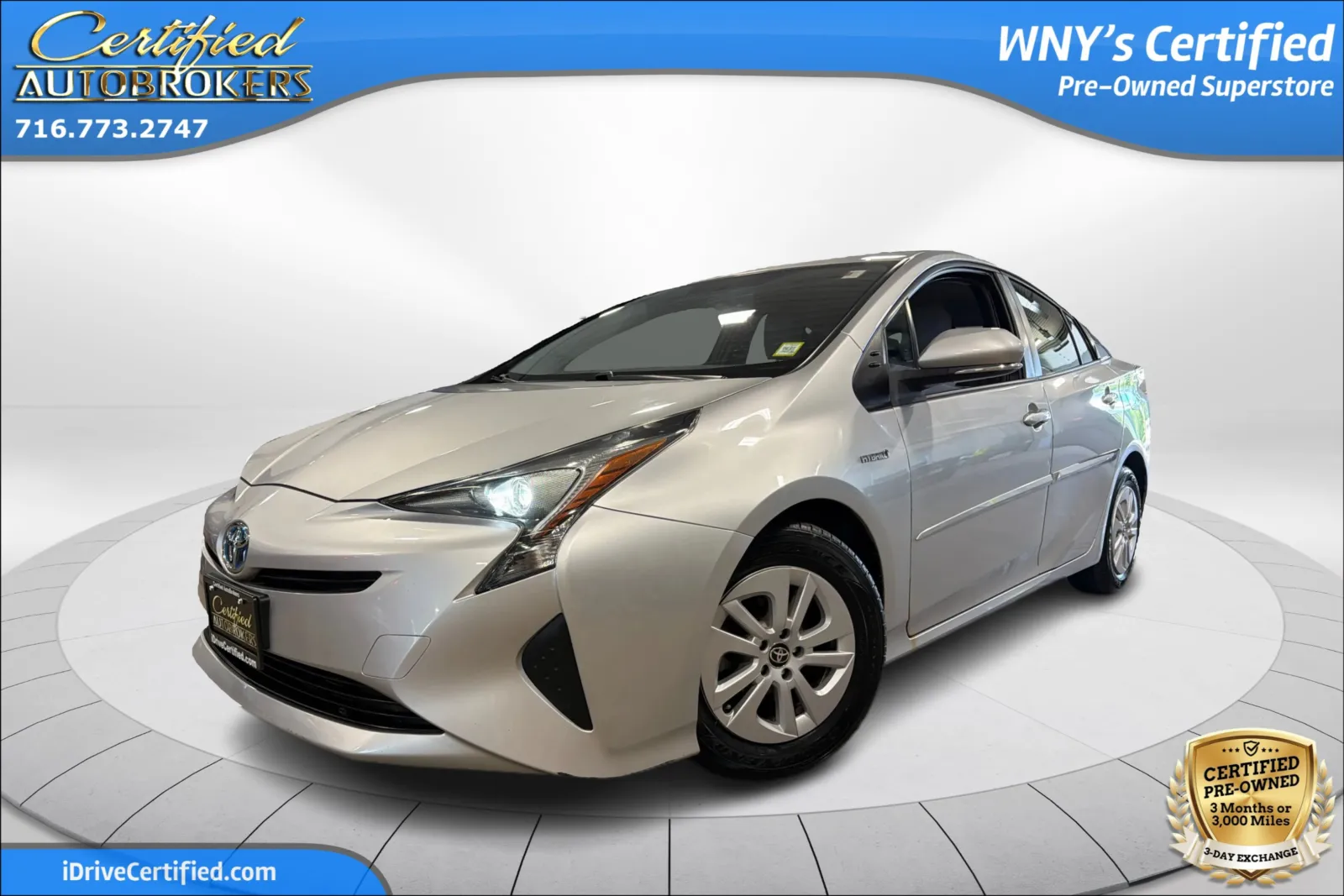 Silver 2016 Toyota Prius Two for sale in Grand Island, NY