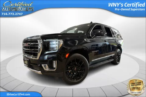 Black 2022 GMC Yukon SLT 4x4 for sale in Grand Island, NY