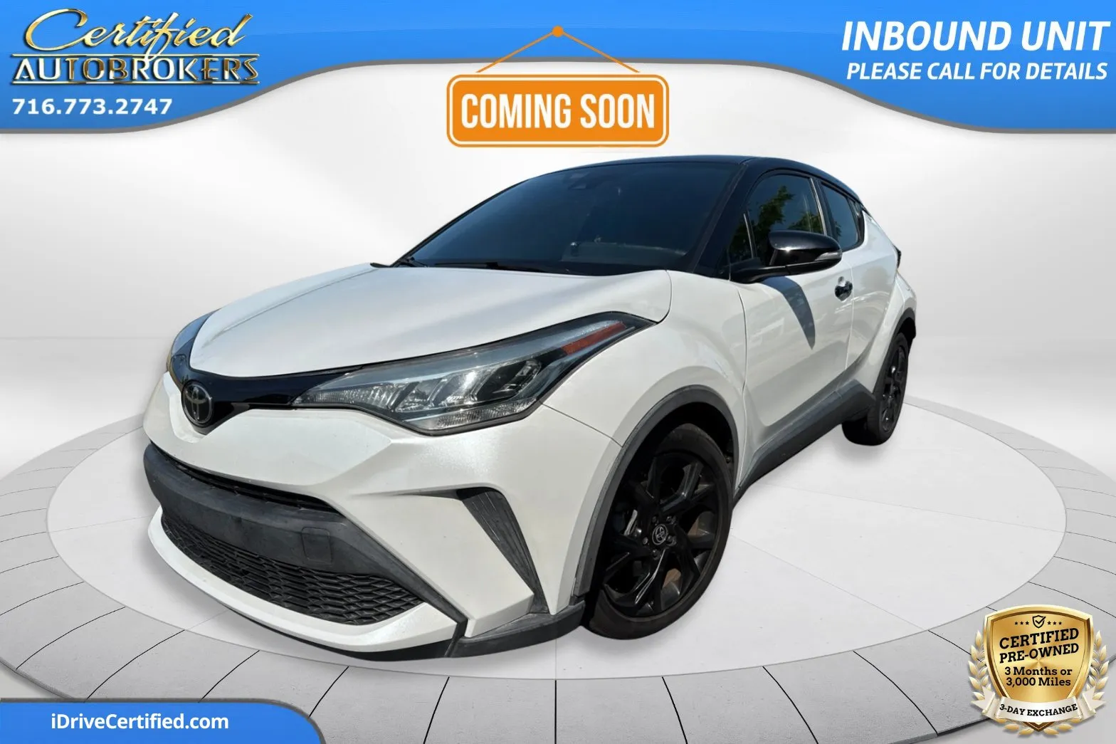 White 2022 Toyota C-HR XLE for sale in Grand Island, NY