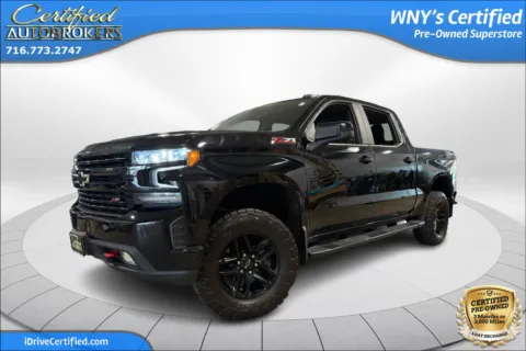 Black 2019 Chevrolet Silverado 1500 LT Trail Boss Z71 4x4 for sale in Grand Island, NY