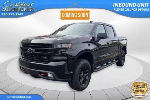 Black 2019 Chevrolet Silverado 1500 LT Trail Boss Z71 4x4 for sale in Grand Island, NY