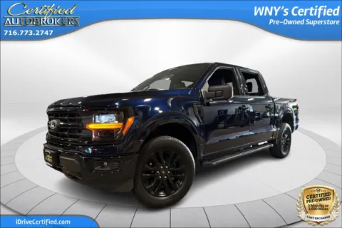 Blue 2024 Ford F-150 XLT 4x4 for sale in Grand Island, NY