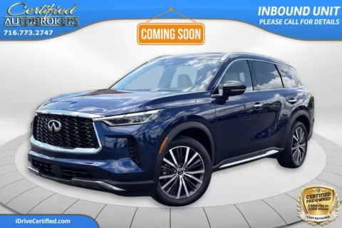 Blue 2024 INFINITI QX60 SENSORY AWD for sale in Grand Island, NY