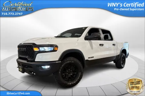 White 2025 Ram 1500 Rebel 4x4 for sale in Grand Island, NY