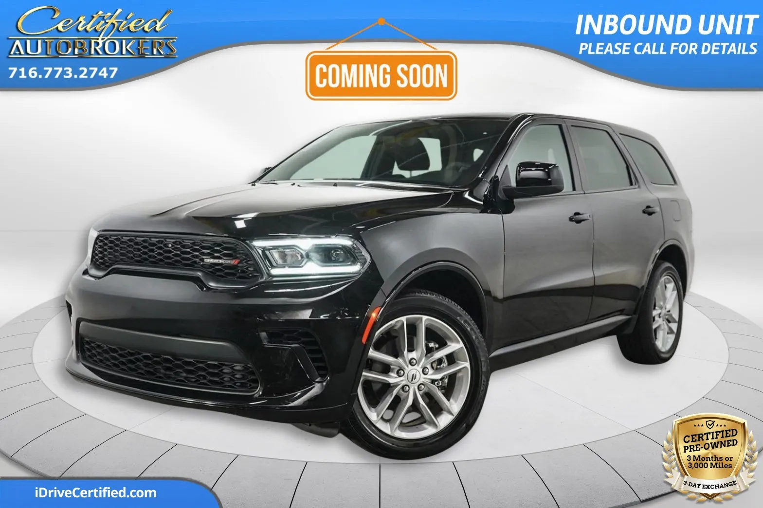 Black 2025 Dodge Durango GT AWD for sale in Grand Island, NY