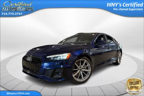 Blue 2025 Audi A5 Sportback S line Premium AWD for sale in Grand Island, NY