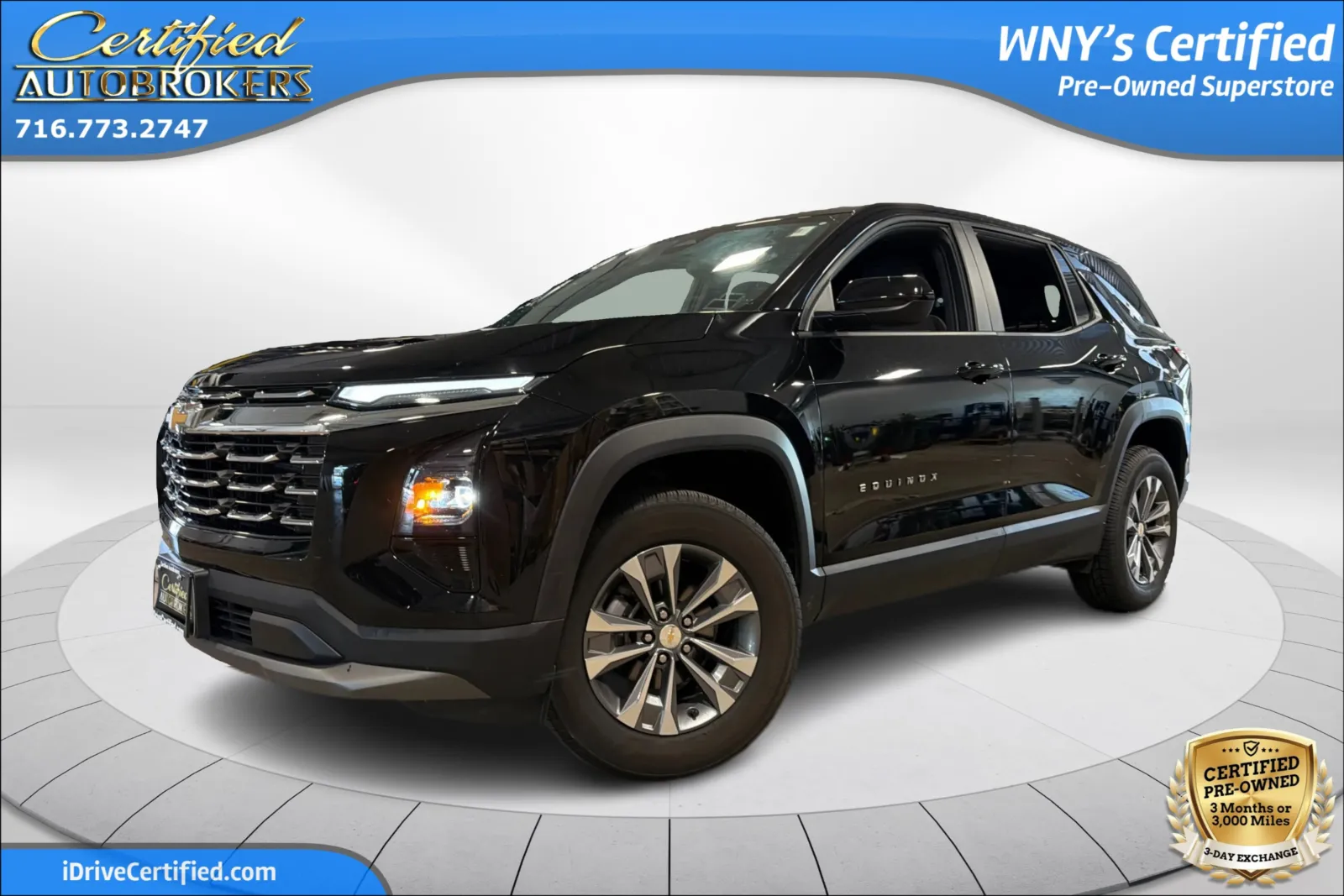 Black 2026 Chevrolet Equinox LT for sale in Grand Island, NY