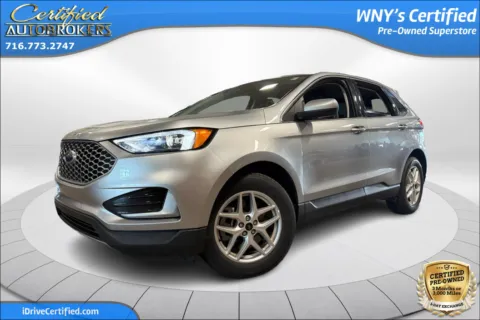 Silver 2024 Ford Edge SEL AWD for sale in Grand Island, NY