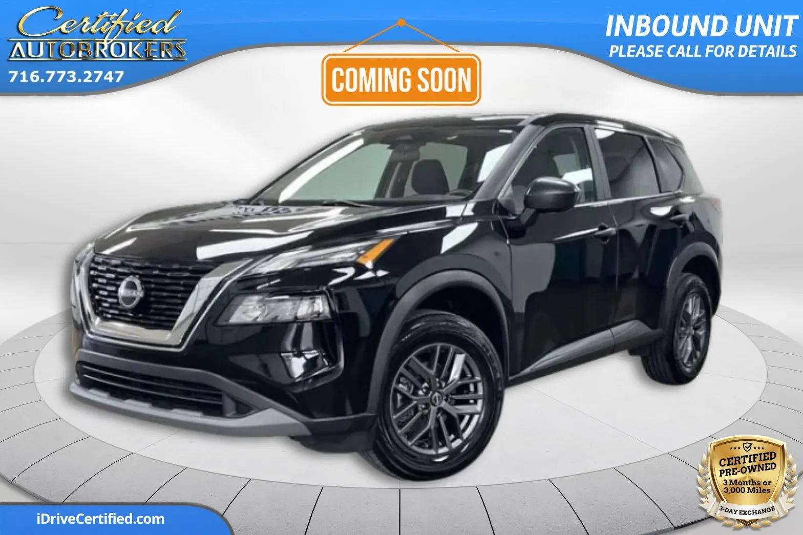 Black 2023 Nissan Rogue S AWD for sale in Grand Island, NY