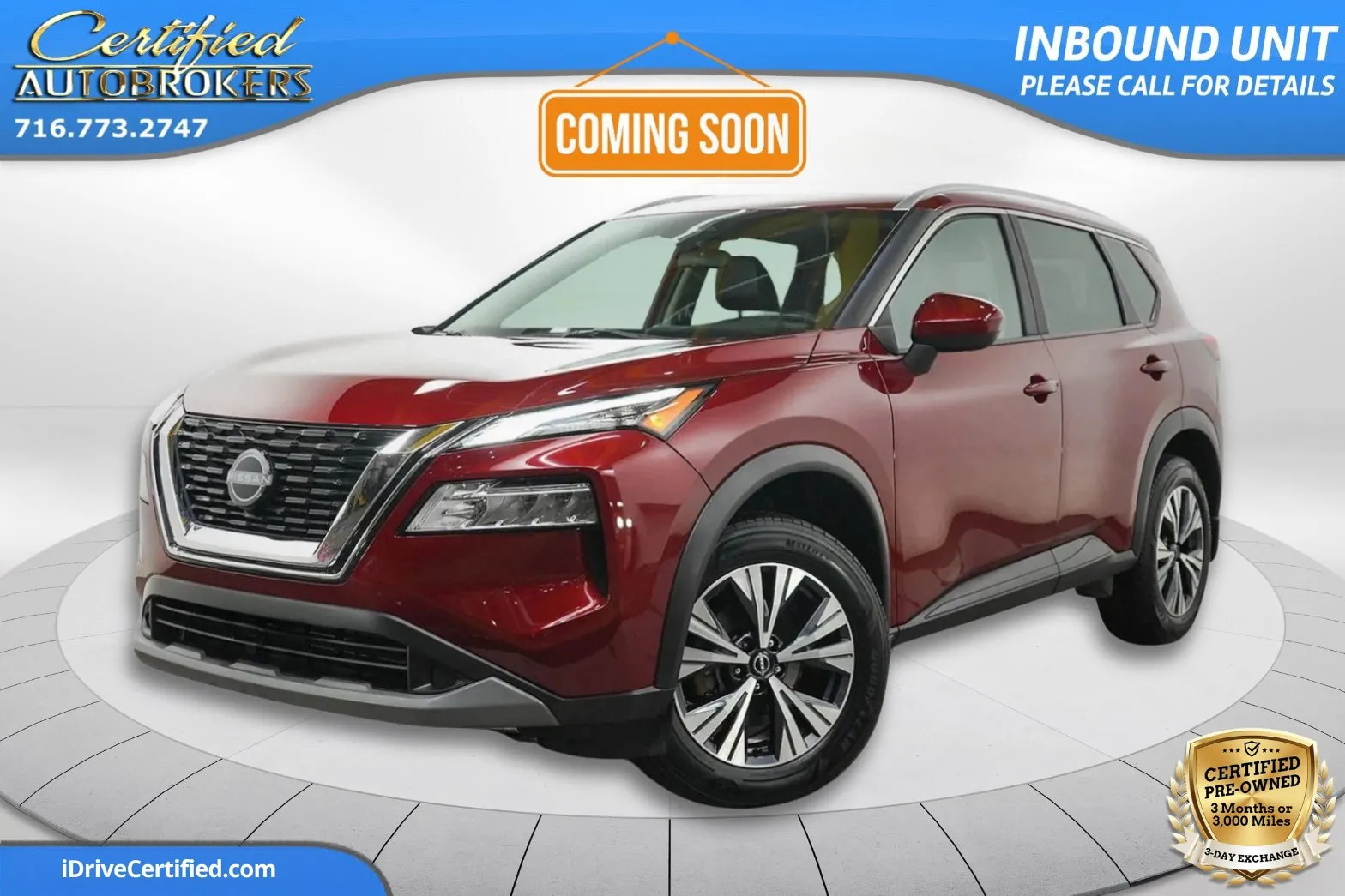 Red 2023 Nissan Rogue SV AWD for sale in Grand Island, NY