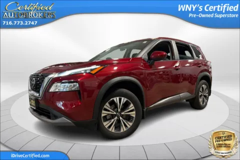 Red 2023 Nissan Rogue SV AWD for sale in Grand Island, NY