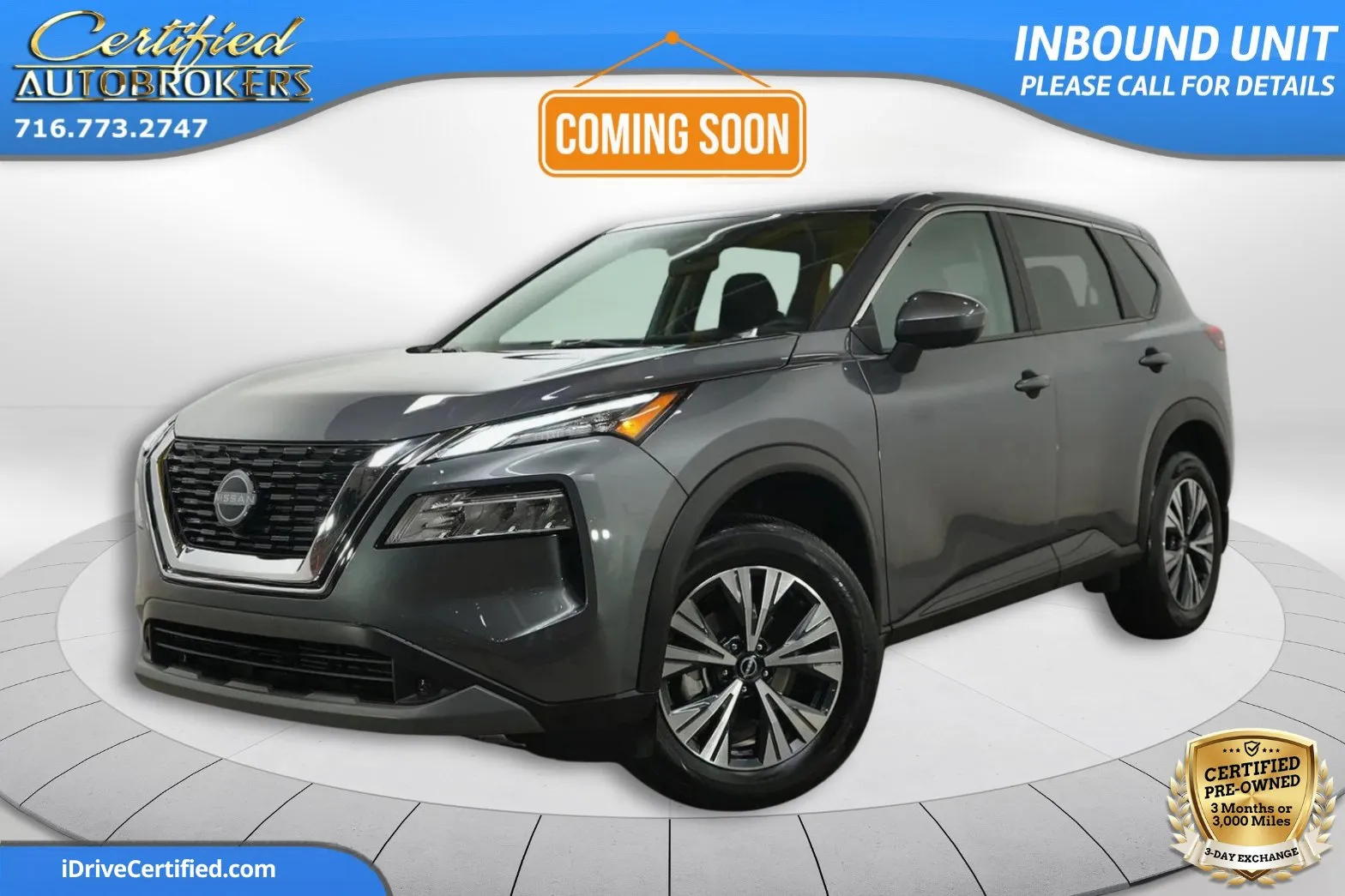 Gray 2023 Nissan Rogue SV AWD for sale in Grand Island, NY