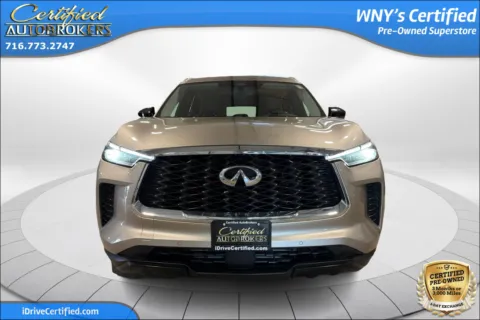 Photos of 2025 INFINITI QX60 LUXE AWD for sale in Grand Island, NY at Certified AutoBrokers
