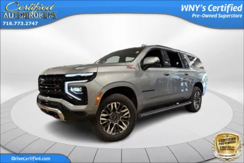 Gray 2025 Chevrolet Suburban Z71 4x4 for sale in Grand Island, NY