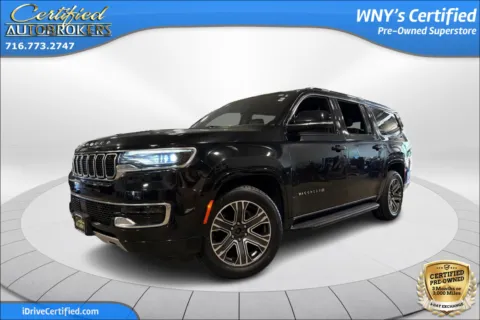 Black 2024 Jeep Wagoneer L Series II 4x4 for sale in Grand Island, NY
