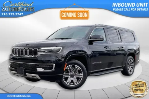 Black 2024 Jeep Wagoneer L Series II 4x4 for sale in Grand Island, NY