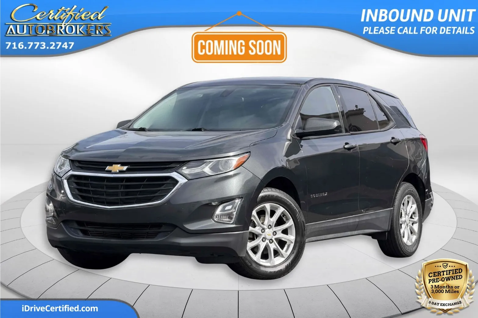 Gray 2018 Chevrolet Equinox LS AWD for sale in Grand Island, NY