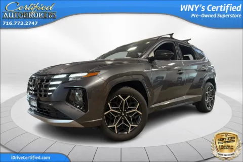 Gray 2024 Hyundai Tucson Hybrid N Line AWD for sale in Grand Island, NY