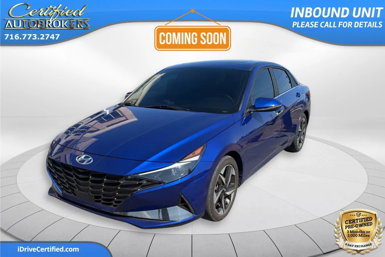 Blue 2022 Hyundai Elantra SEL for sale in Grand Island, NY