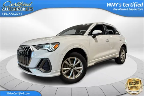 White 2025 Audi Q3 S line Premium AWD for sale in Grand Island, NY