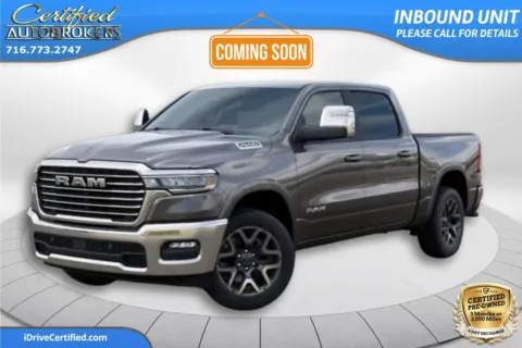 Gray 2026 Ram 1500 Laramie 4x4 for sale in Grand Island, NY