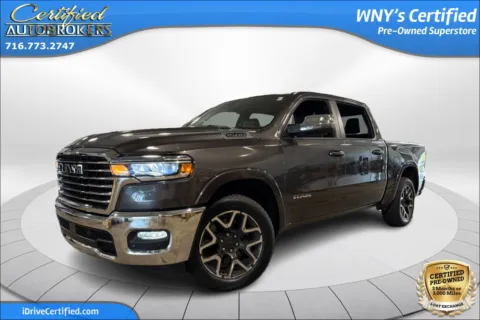 Gray 2026 Ram 1500 Laramie 4x4 for sale in Grand Island, NY