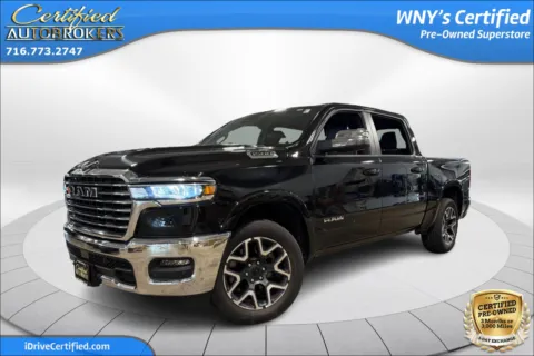 Black 2026 Ram 1500 Laramie 4x4 for sale in Grand Island, NY