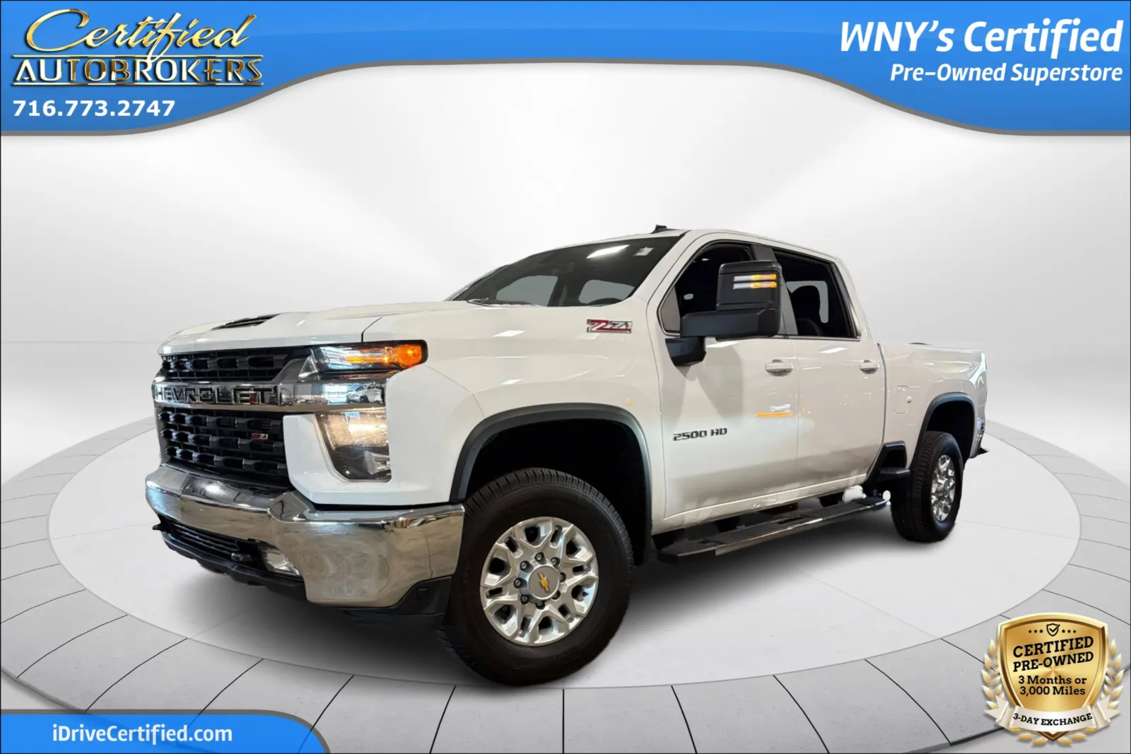 White 2023 Chevrolet Silverado 2500HD LT Z71 4x4 for sale in Grand Island, NY