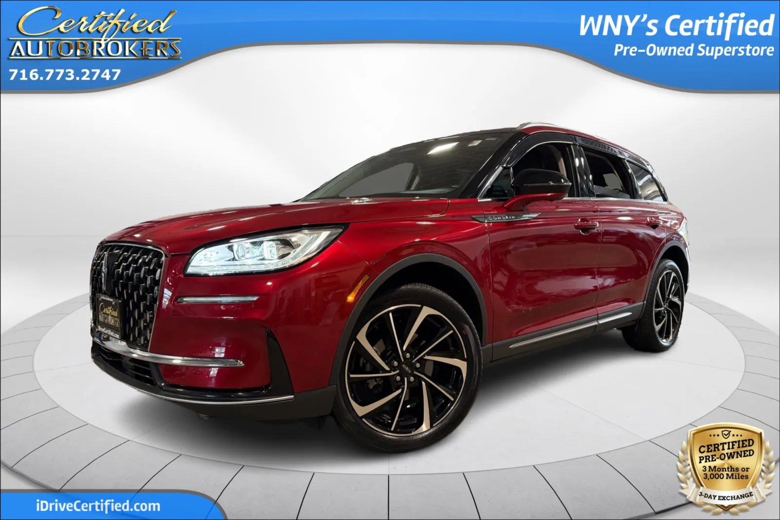 Red 2023 Lincoln Corsair Reserve AWD for sale in Grand Island, NY