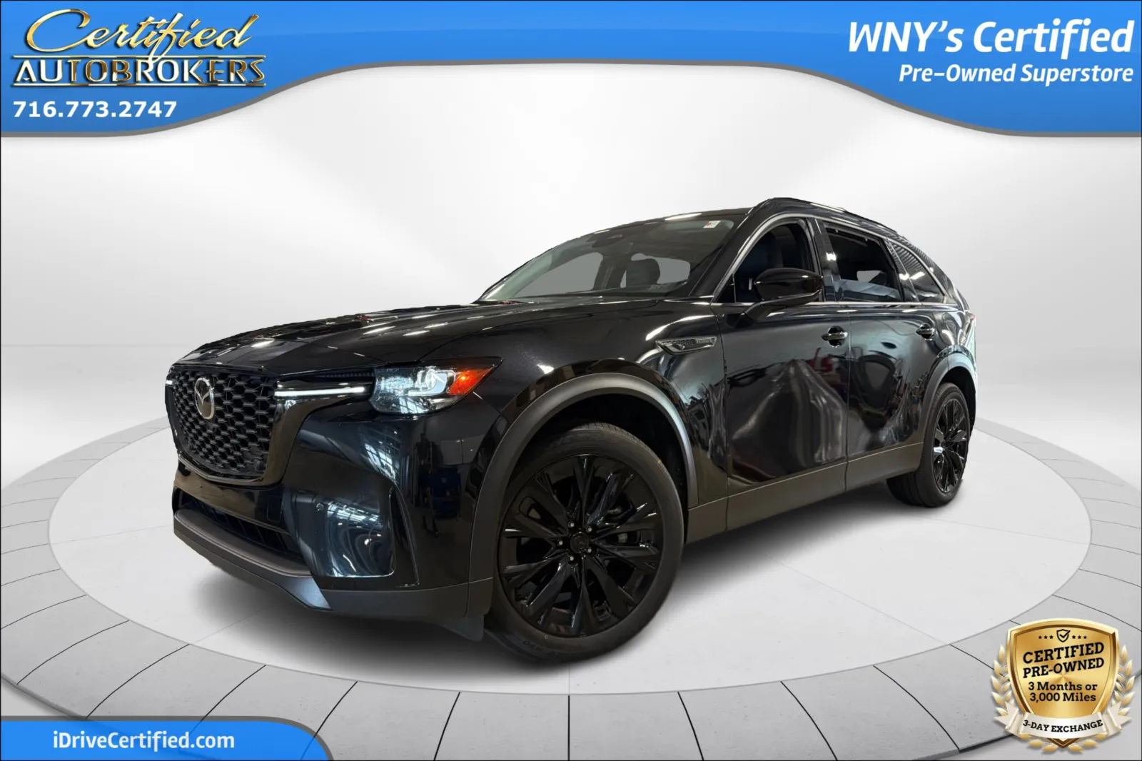 Black 2026 Mazda CX-90 Premium Sport AWD for sale in Grand Island, NY