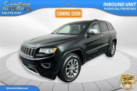 Black 2015 Jeep Grand Cherokee Limited 4x4 for sale in Grand Island, NY