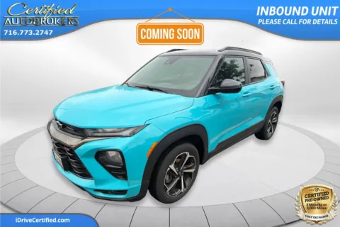 Blue 2022 Chevrolet Trailblazer RS AWD for sale in Grand Island, NY