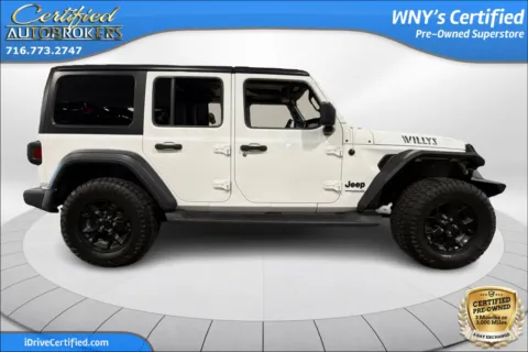 More photos of 2021 Jeep Wrangler Unlimited Willys 4x4 at Certified AutoBrokers, NY