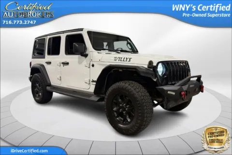 Another view of 2021 Jeep Wrangler Unlimited Willys 4x4 for sale in Grand Island, NY at Certified AutoBrokers