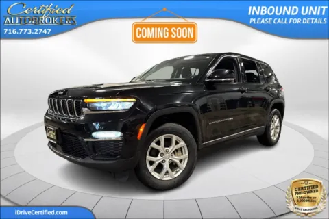 Black 2023 Jeep Grand Cherokee Limited 4x4 for sale in Grand Island, NY