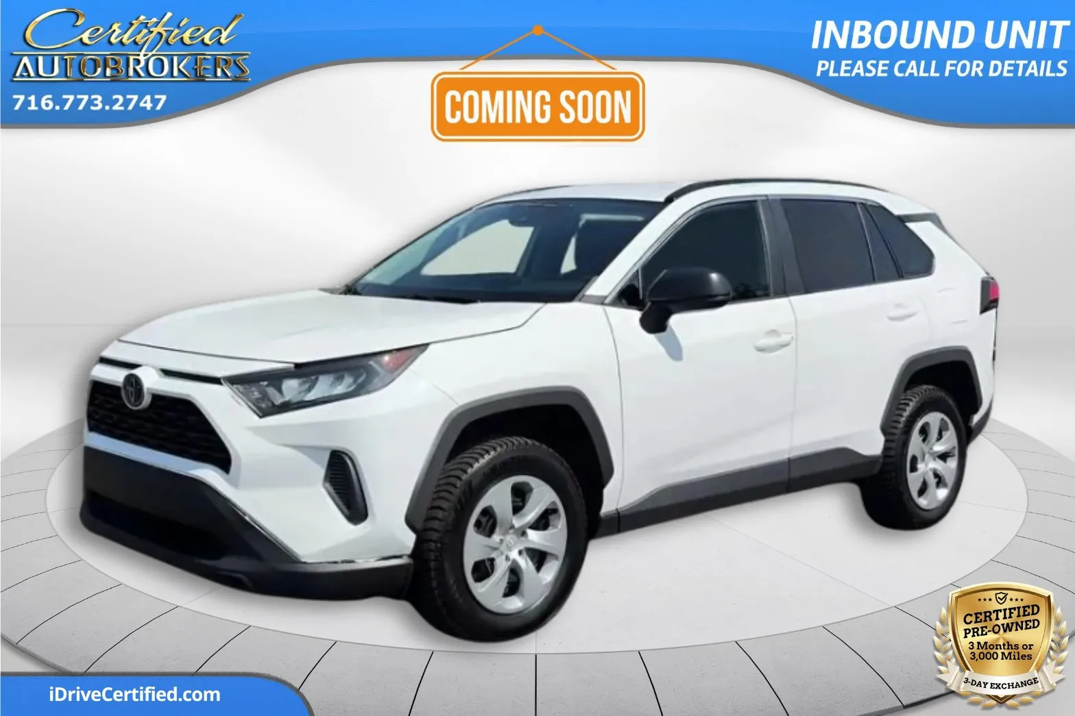 White 2020 Toyota RAV4 LE AWD for sale in Grand Island, NY