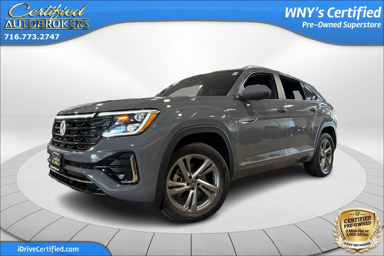 Gray 2024 Volkswagen Atlas Cross Sport 2.0T SEL R-Line AWD for sale in Grand Island, NY