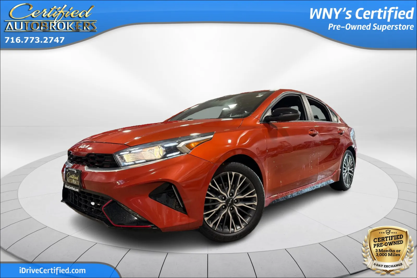 Orange 2023 Kia Forte GT-Line for sale in Grand Island, NY